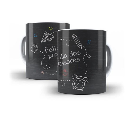 Caneca Porcelana Feliz Dia dos Professores