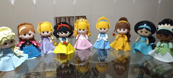 Centro de Mesa Princesas