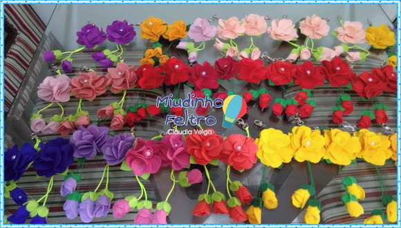 Chaveiro Flores - Imagem 2