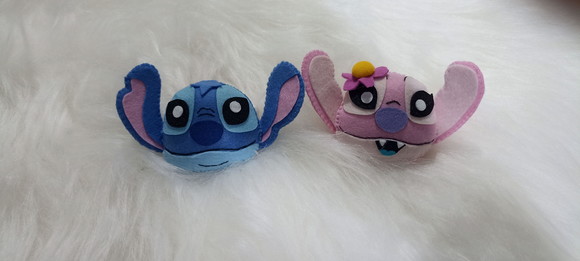 Chaveiro Stitch ou Angel