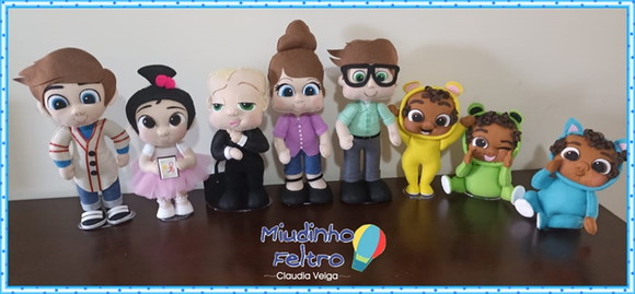 Família Poderoso Chefinho 8 Peças