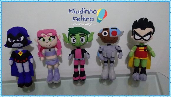 Jovens Titãs 5 Peças