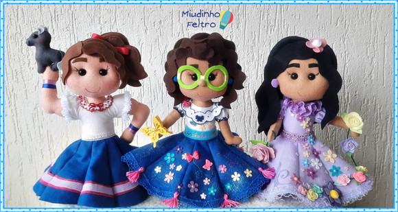 Kit Encanto 4 Bonecos