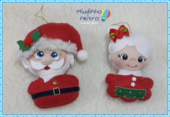 Pingentes Natal - Enfeite Árvore Natal