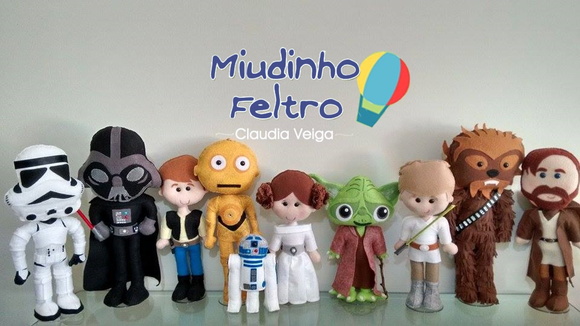 Star Wars em Feltro - Valor Unitário