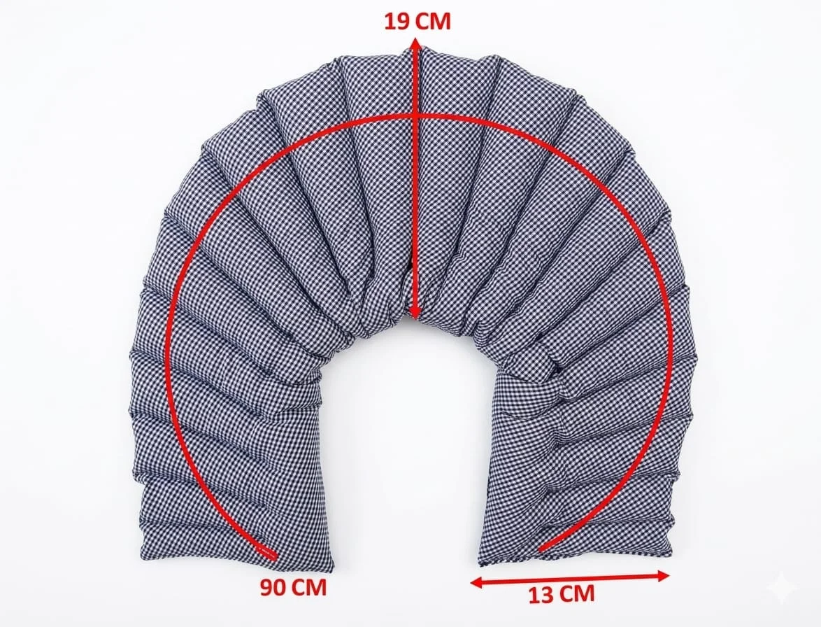 Almofada Térmica Sementes E Ervas Aromáticas - Cervical/Ombros - Imagem 5