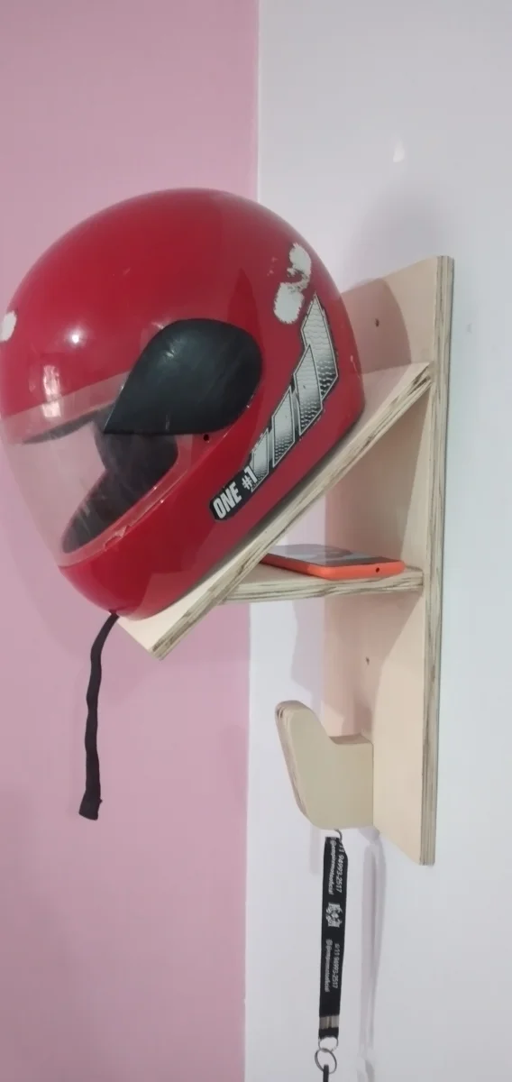 Porta capacete suporte para capacete
