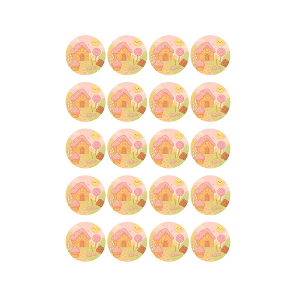 Adesivo Personalizado Latinha 5cm Confeitaria Kids