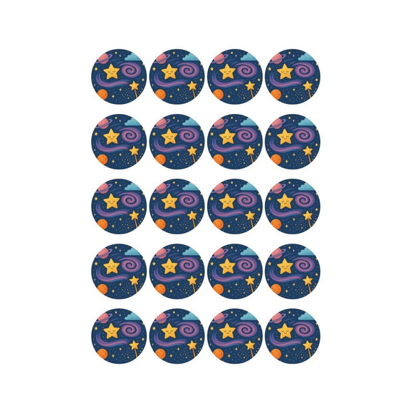 Adesivo Personalizado Latinha 5cm Galáxia Mágica - Imagem 4