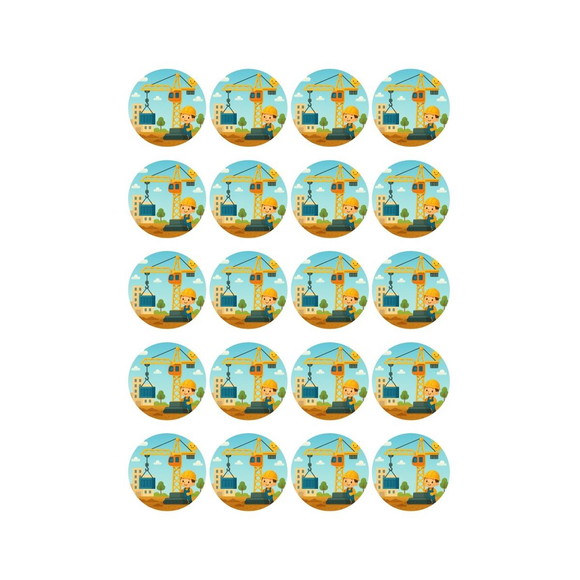 Adesivo Personalizado Latinha 5cm Grua