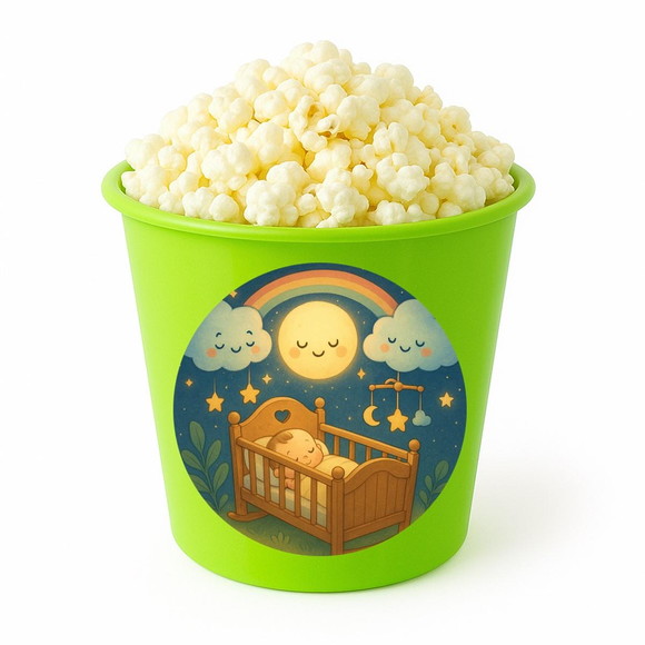 Balde de Pipoca Personalizado Infantil Berço Encantado - Imagem 5