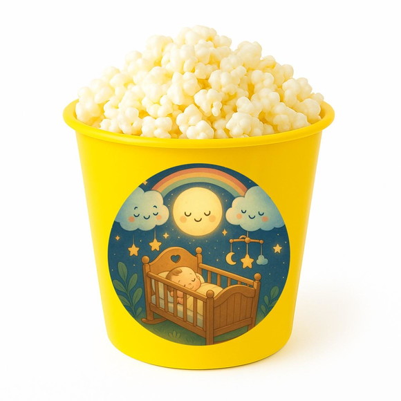 Balde de Pipoca Personalizado Infantil Berço Encantado - Imagem 4