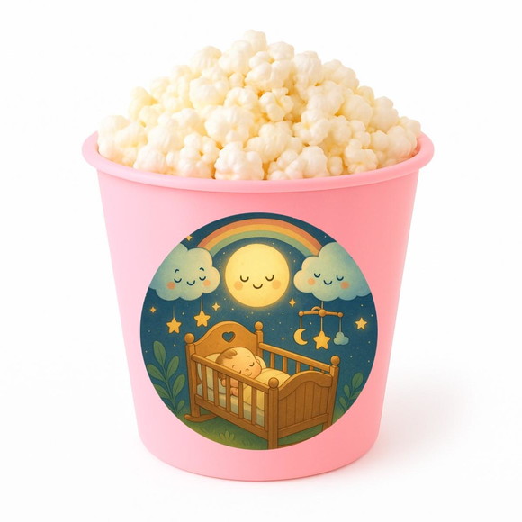 Balde de Pipoca Personalizado Infantil Berço Encantado - Imagem 3