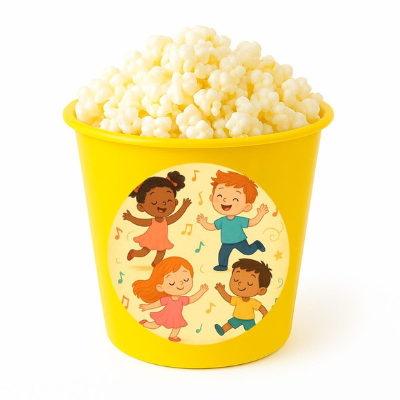 Balde de Pipoca Personalizado Infantil Dança - Imagem 4