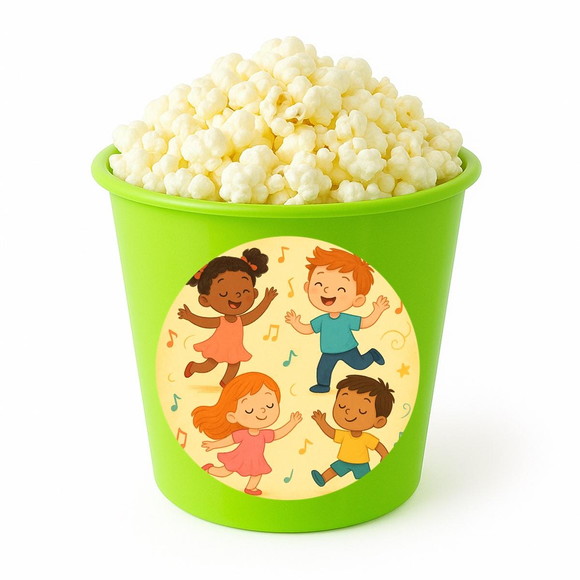 Balde de Pipoca Personalizado Infantil Dança - Imagem 5
