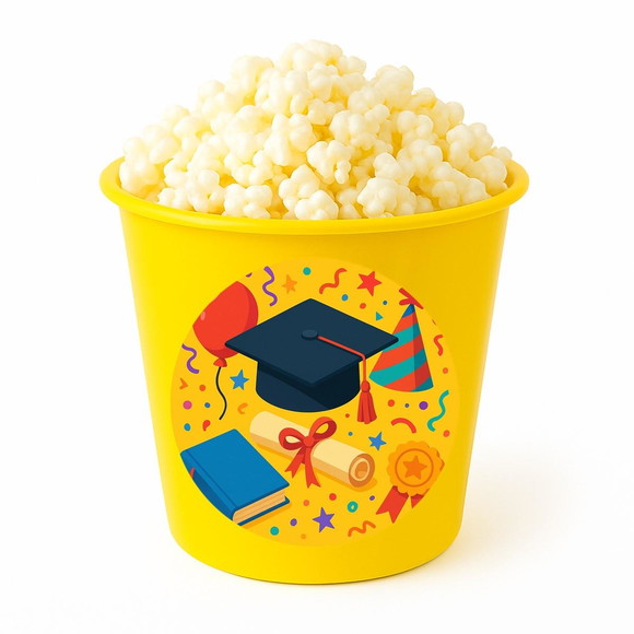 Balde de Pipoca Personalizado Infantil Formatura - Imagem 4