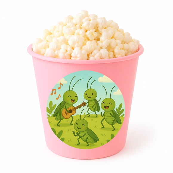 Balde de Pipoca Personalizado Infantil Grilos - Imagem 3