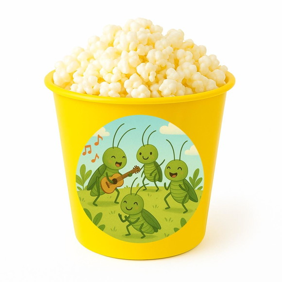 Balde de Pipoca Personalizado Infantil Grilos - Imagem 4