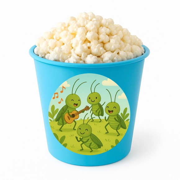 Balde de Pipoca Personalizado Infantil Grilos - Imagem 2