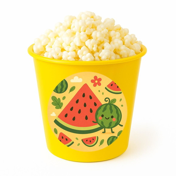 Balde de Pipoca Personalizado Infantil Melancia - Imagem 4