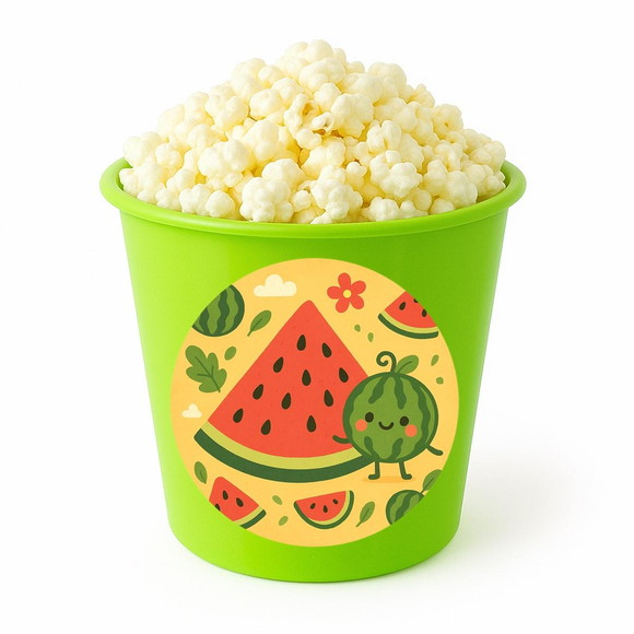 Balde de Pipoca Personalizado Infantil Melancia - Imagem 5