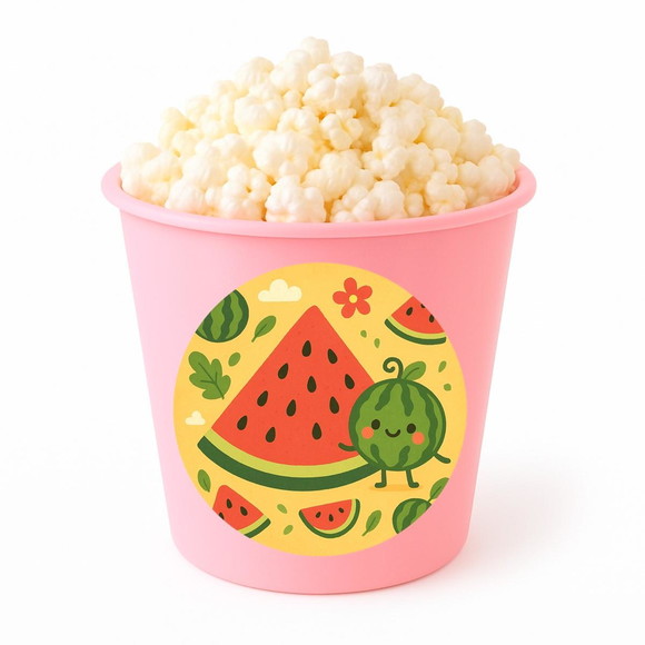 Balde de Pipoca Personalizado Infantil Melancia - Imagem 3