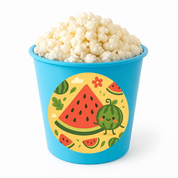 Balde de Pipoca Personalizado Infantil Melancia - Imagem 2