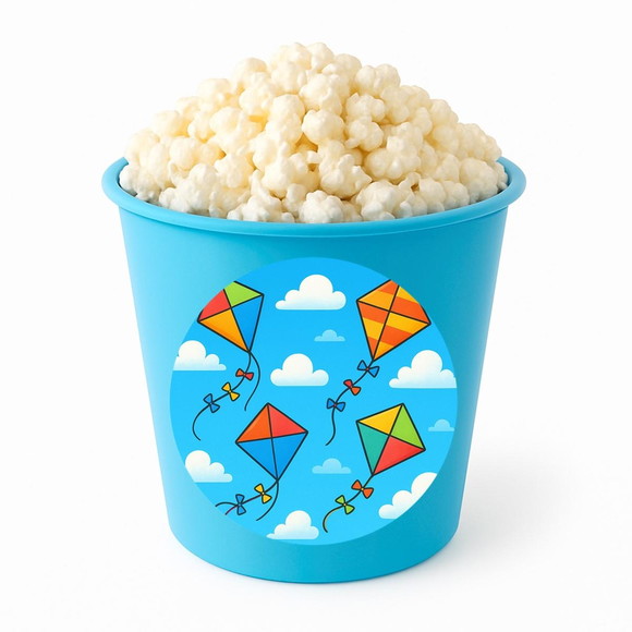 Balde de Pipoca Personalizado Infantil Pipas - Imagem 2