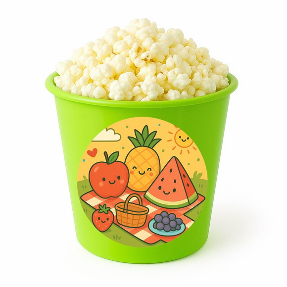 Balde de Pipoca Personalizado Infantil Piquenique das Frutas - Imagem 5