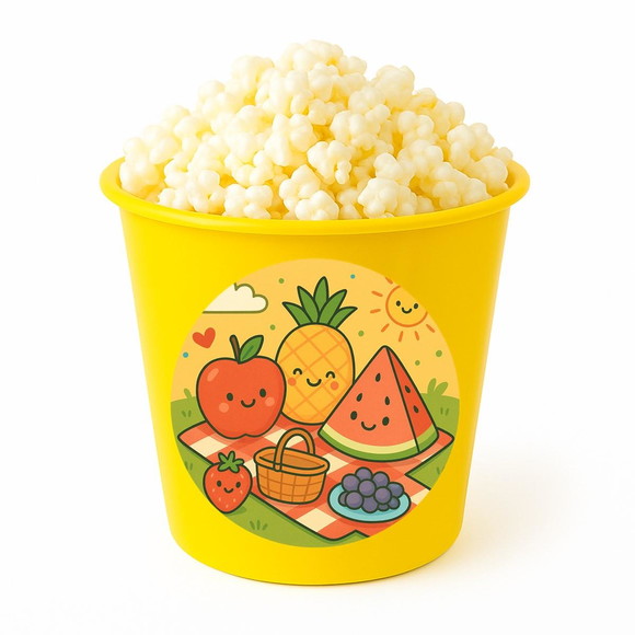 Balde de Pipoca Personalizado Infantil Piquenique das Frutas - Imagem 4
