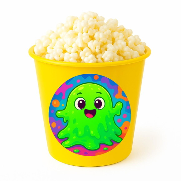 Balde de Pipoca Personalizado Infantil Slime - Imagem 4