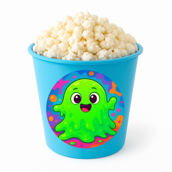 Balde de Pipoca Personalizado Infantil Slime - Imagem 2