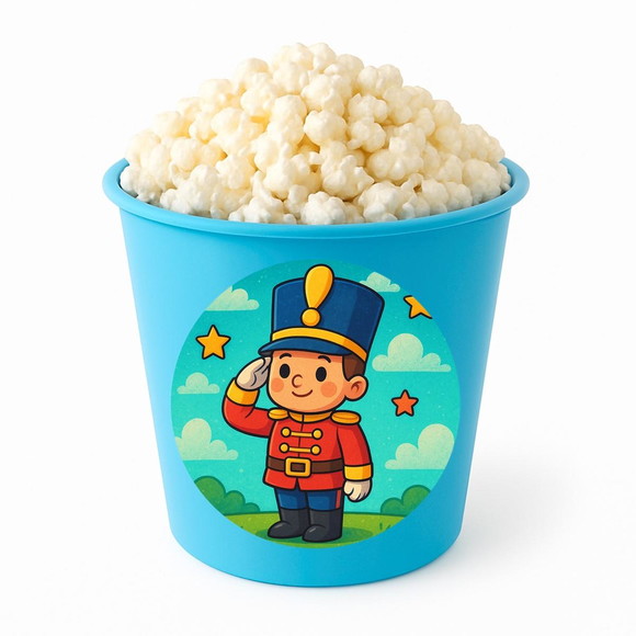 Balde de Pipoca Personalizado Infantil Soldadinho de Chumbo - Imagem 2