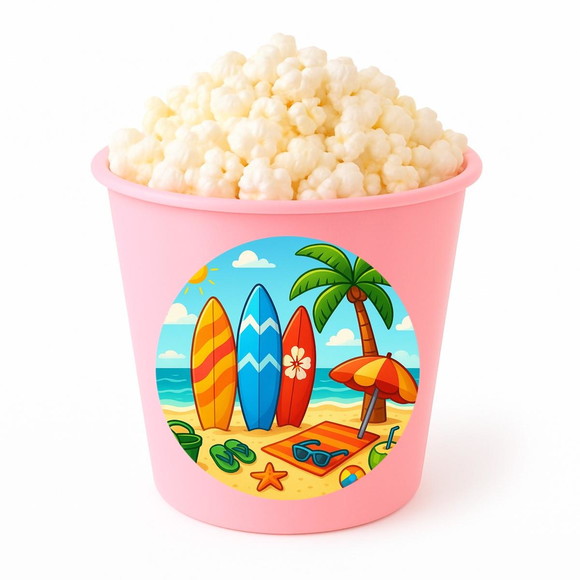 Balde de Pipoca Personalizado Infantil Surf - Imagem 3