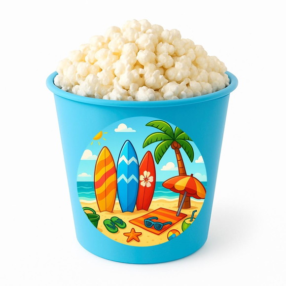 Balde de Pipoca Personalizado Infantil Surf - Imagem 2