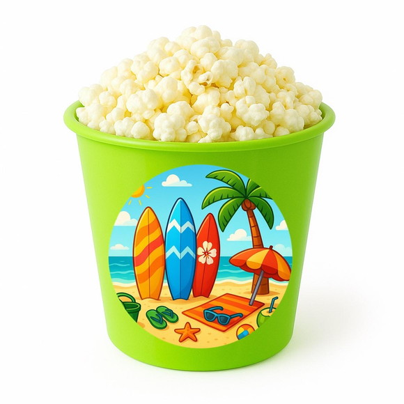 Balde de Pipoca Personalizado Infantil Surf - Imagem 5