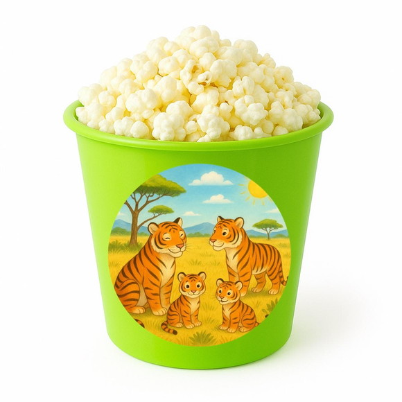 Balde de Pipoca Personalizado Infantil Tigres - Imagem 5