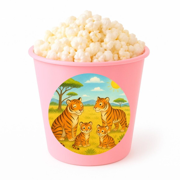 Balde de Pipoca Personalizado Infantil Tigres - Imagem 3