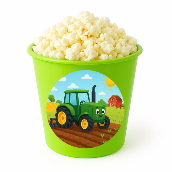 Balde de Pipoca Personalizado Infantil Trator - Imagem 5