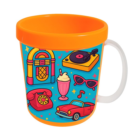 Caneca Acrílica Infantil Personalizada Anos 50 - Imagem 5