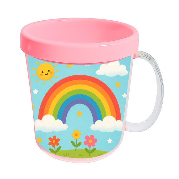 Caneca Acrílica Infantil Personalizada Arco-íris - Imagem 3