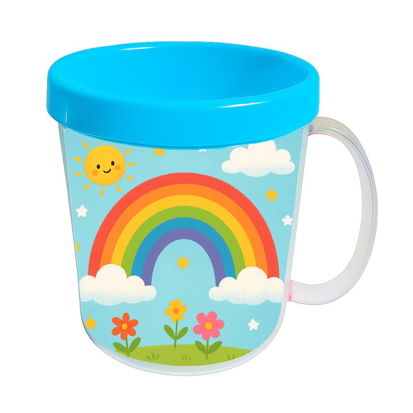 Caneca Acrílica Infantil Personalizada Arco-íris - Imagem 2