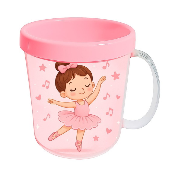 Caneca Acrílica Infantil Personalizada Bailarina - Imagem 3