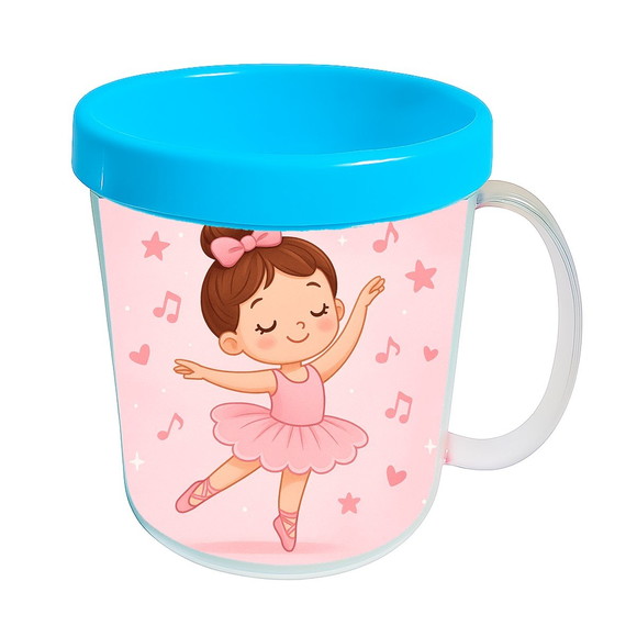 Caneca Acrílica Infantil Personalizada Bailarina - Imagem 2