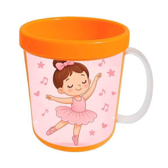 Caneca Acrílica Infantil Personalizada Bailarina - Imagem 5