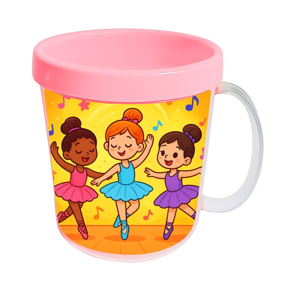 Caneca Acrílica Infantil Personalizada Balé - Imagem 3