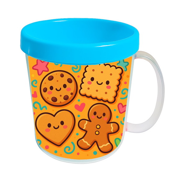 Caneca Acrílica Infantil Personalizada Biscoitinhos - Imagem 2