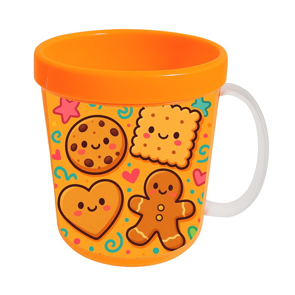Caneca Acrílica Infantil Personalizada Biscoitinhos - Imagem 5