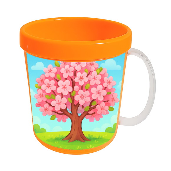 Caneca Acrílica Infantil Personalizada Cerejeira - Imagem 5