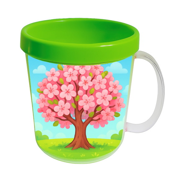Caneca Acrílica Infantil Personalizada Cerejeira - Imagem 4